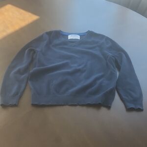 Old Navy Navy Blue V-Neck Kids Top